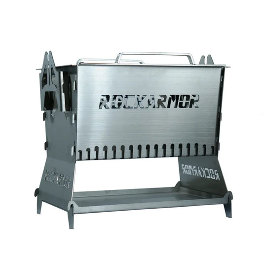 Rockarmor Premium Camp Fire Pit & Bbq Grille - Fire Pit