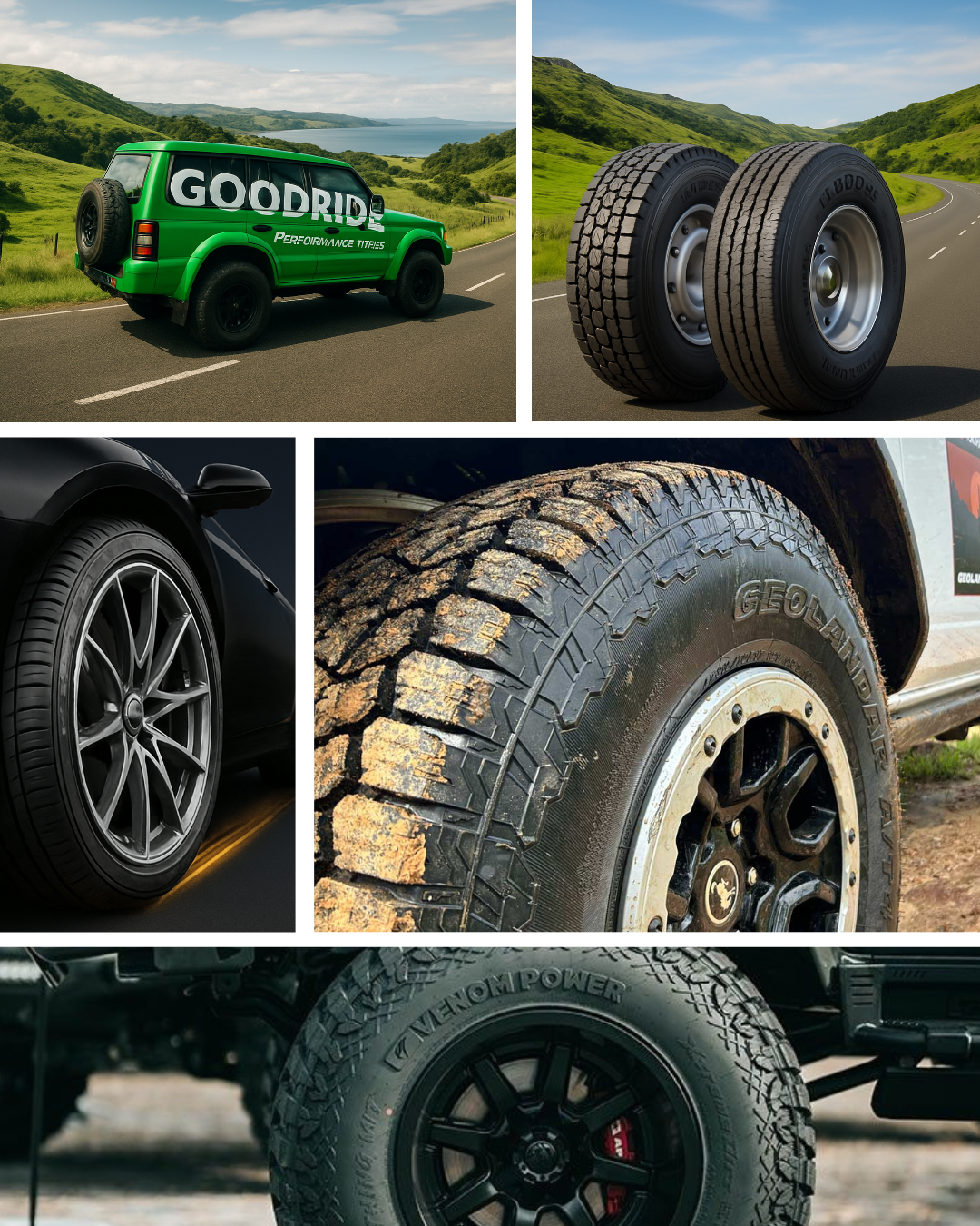 off-road and highway tyres