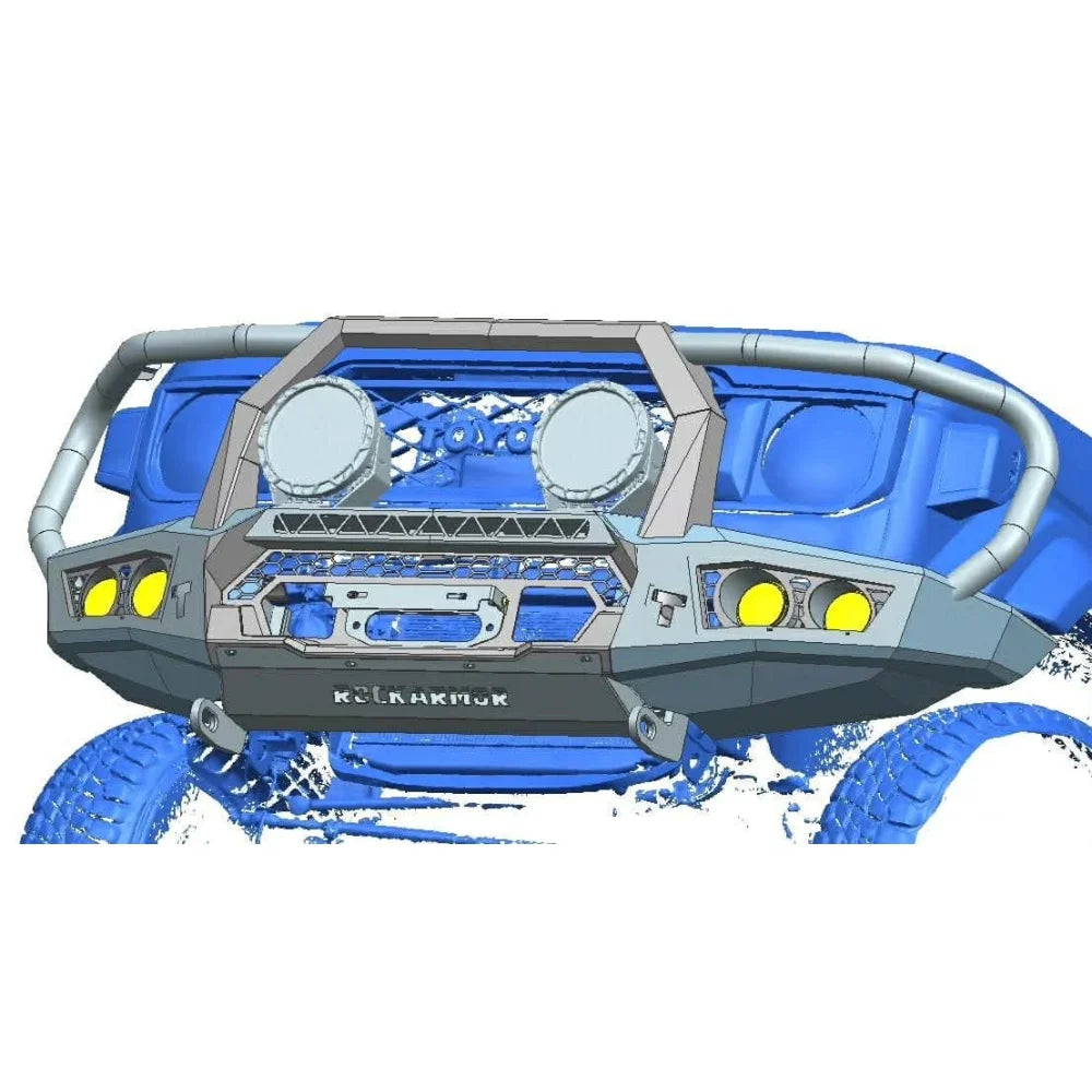 rockarmor hoop bull bar landcruiser design 