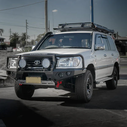 Rockarmor GT Hoop Steel Bullbar Combo - Landcruiser 100 Series 98-07 - Winch Bar