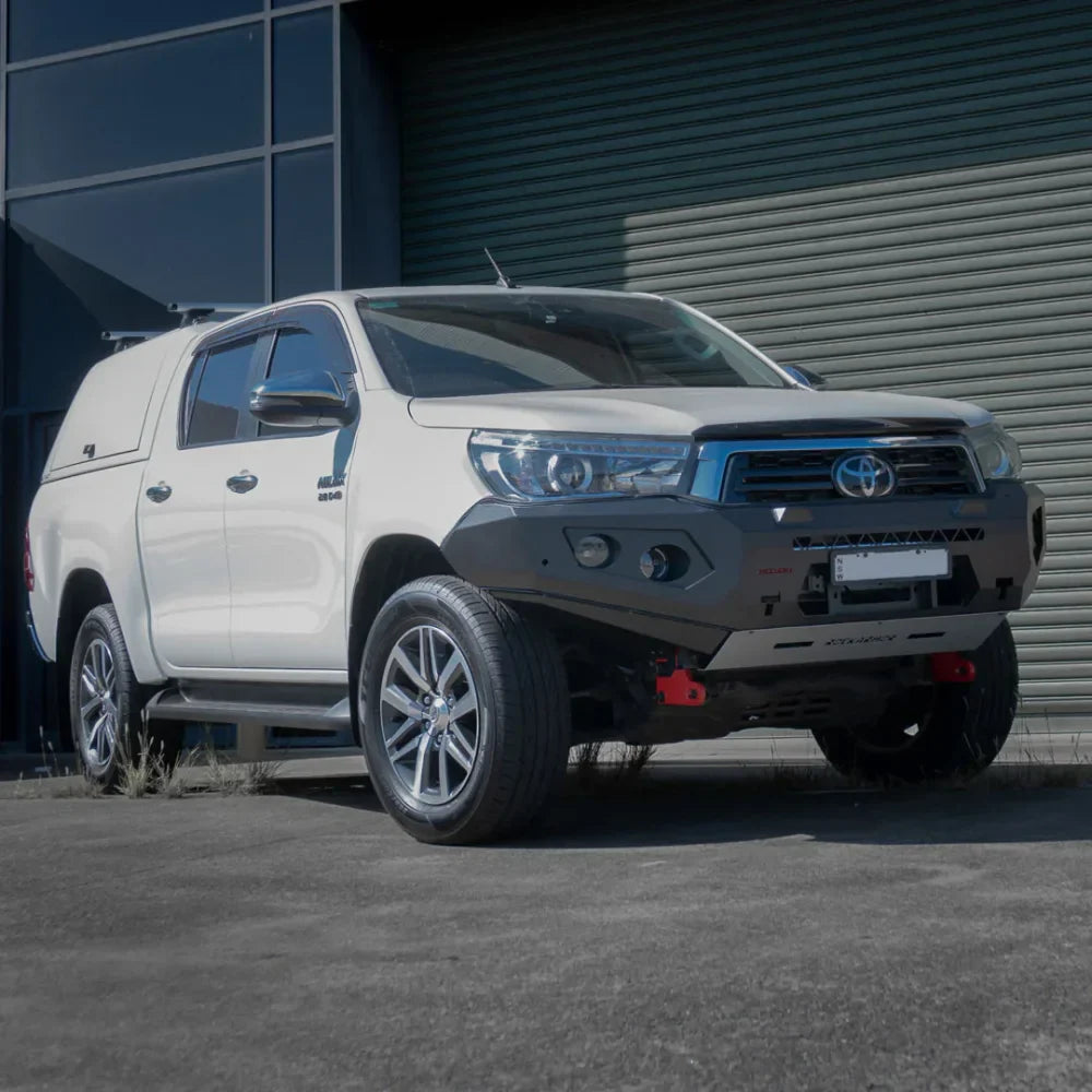 Rockarmor Gt Hoopless Steel Bullbar Combo - Toyota Hilux N80 Bullbar 2015 -2020 - Winch Bar Combo