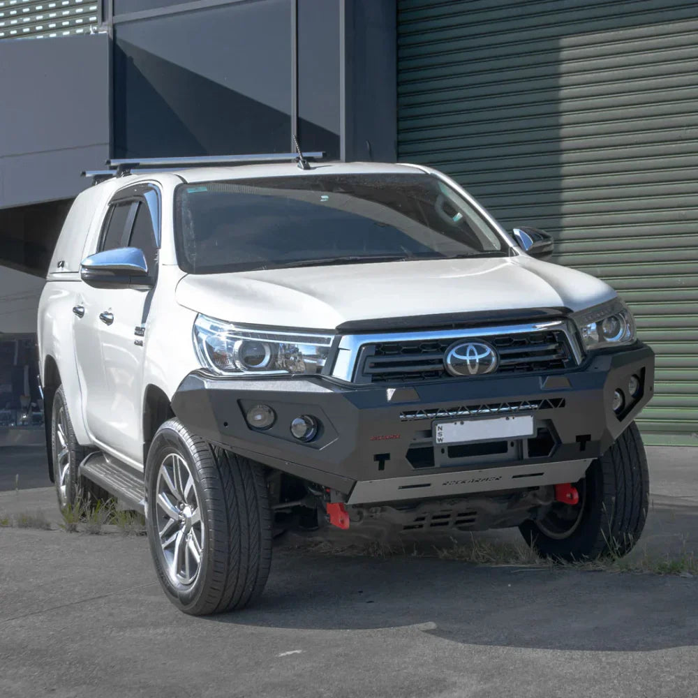 Rockarmor Gt Hoopless Steel Bullbar - Toyota Hilux N80 Bullbar 2015 -2020 - Winch Bar