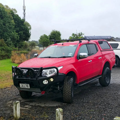 Rockarmor Gt Steel Hoop Bullbar - Mitsubishi Mq Triton (Full Bar Replacement) - Winch Bar