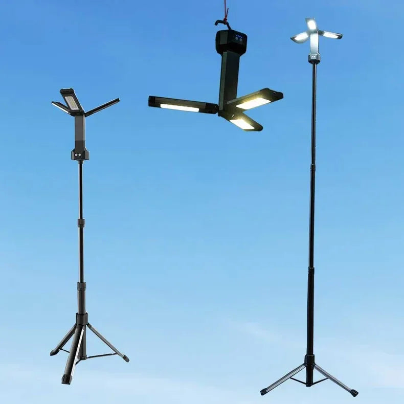 rockarmor LED light stand for tents and ornings for 4WD tours