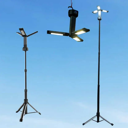 rockarmor LED light stand for tents and ornings for 4WD tours
