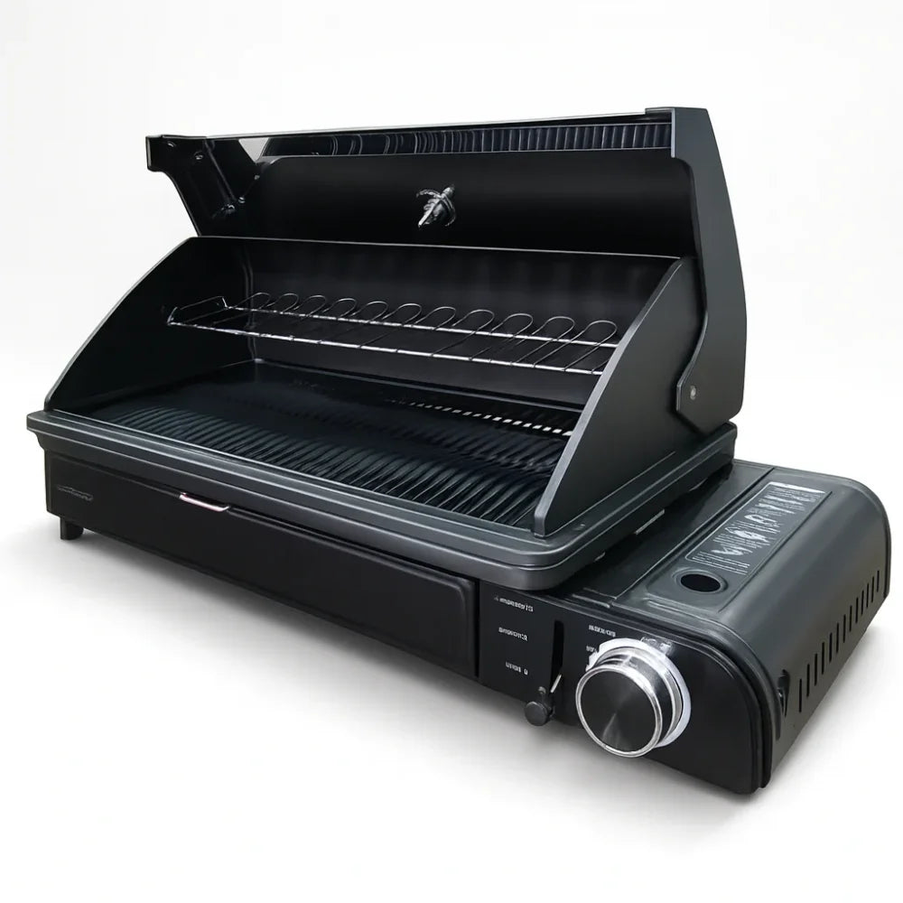 rockarmor portable gas bbq, 4x4 barbeques for off-road touring and travelling