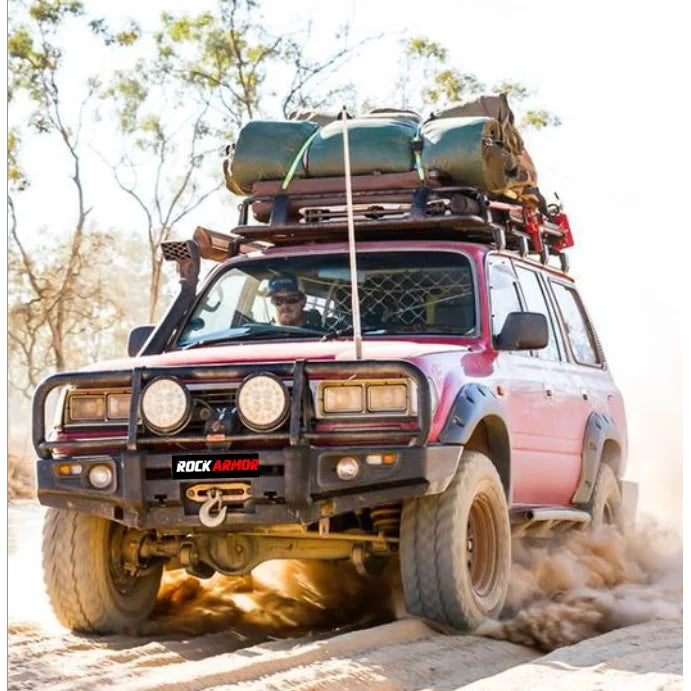 Rockarmor Premium Bullbar Frontal Combo To Suit Toyota Landcruiser 80 1990-1997 - Winch Bar Combo